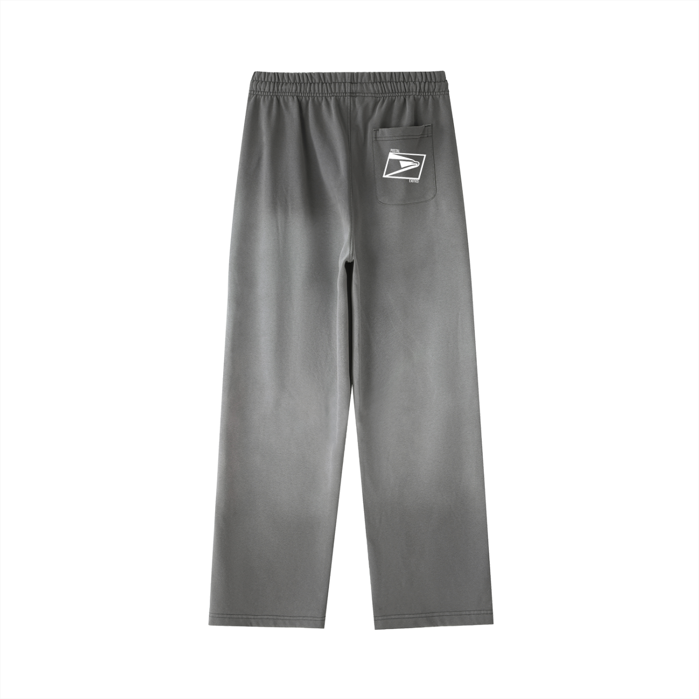 Vintage Washed Gradient Straight-Leg Sweatpants