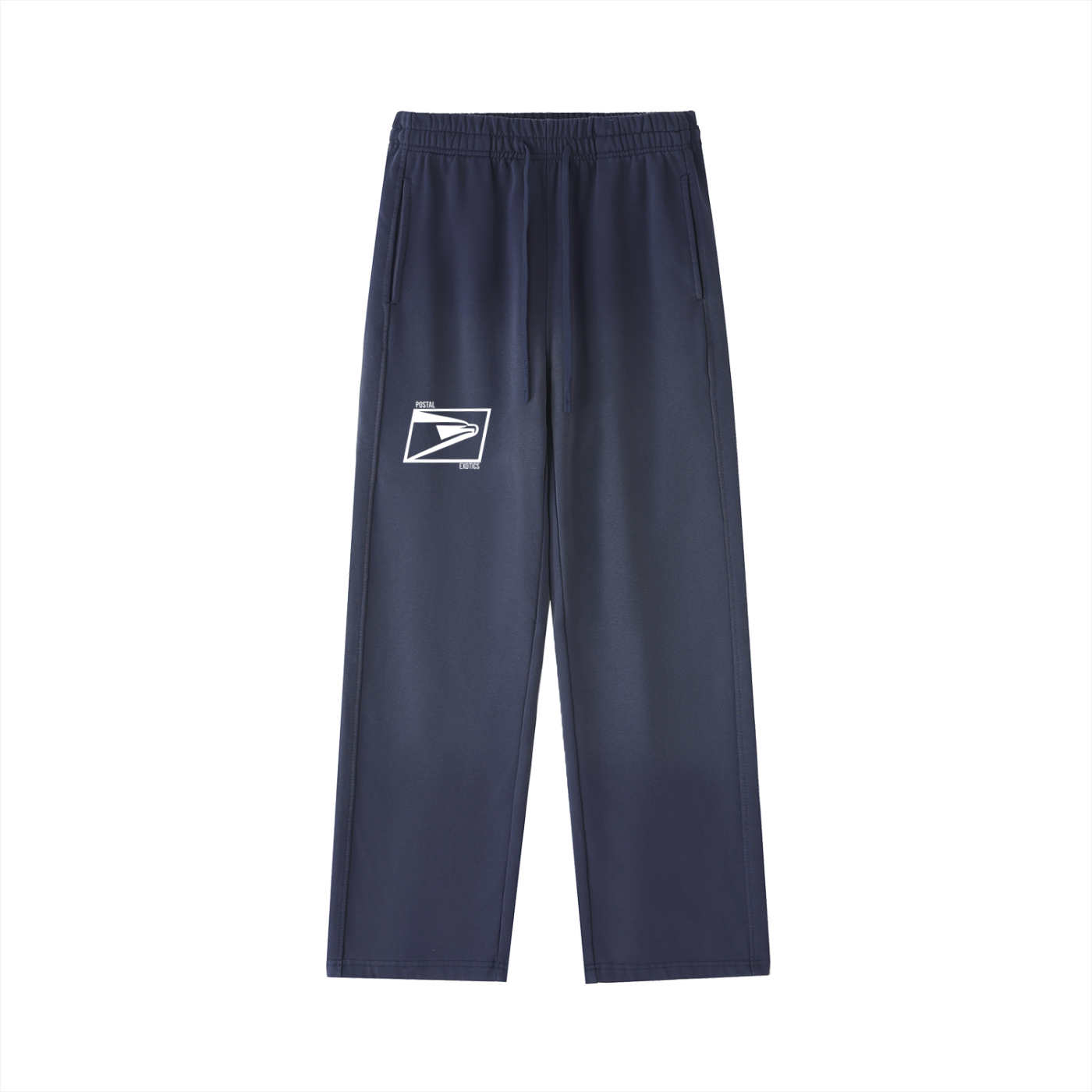 Vintage Washed Gradient Straight-Leg Sweatpants